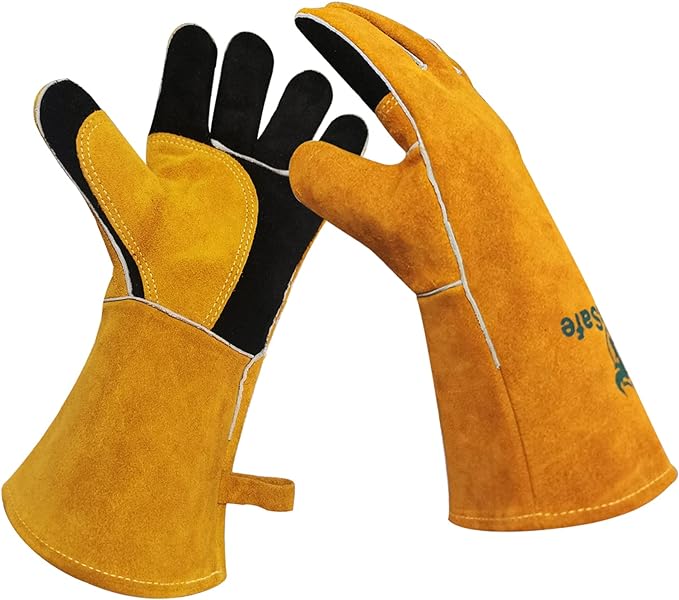 Best Gloves for Wood Burning Stove PerfeSafe Welding Gloves